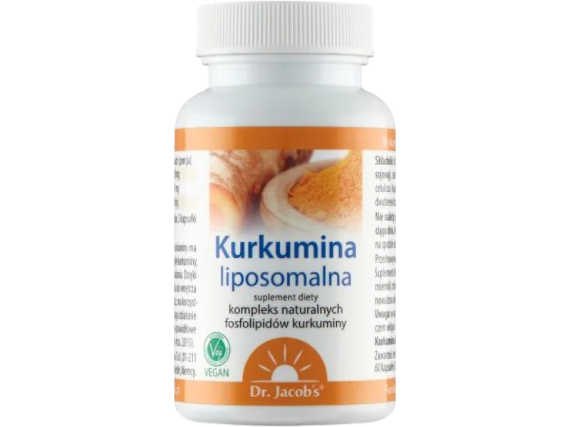Dr. Jacob’s Kurkumina Liposomalna, kapsułki, 200 mg, 60 kaps.