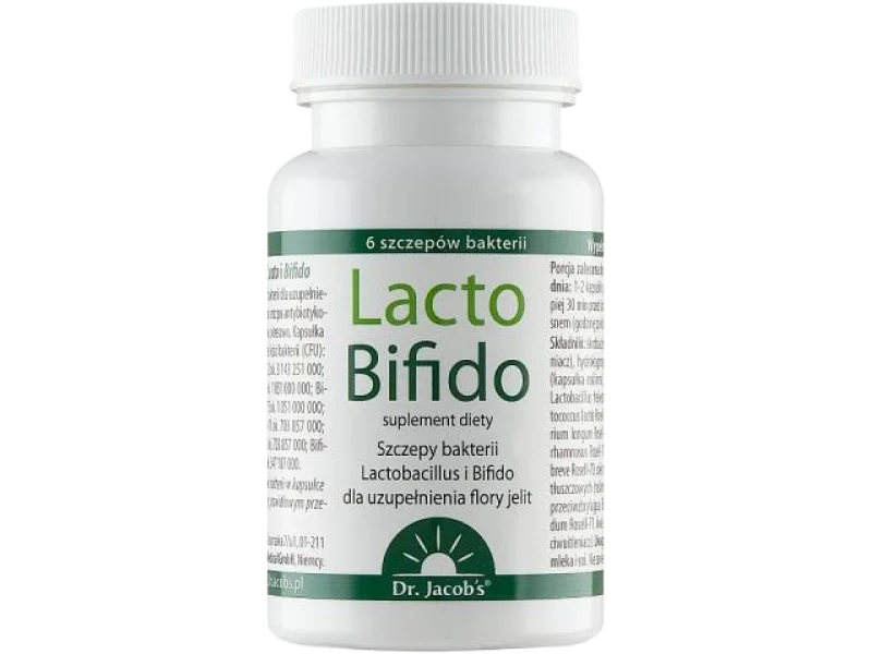 Dr. Jacob’s LactoBifido, kapsułki, 90 kaps.