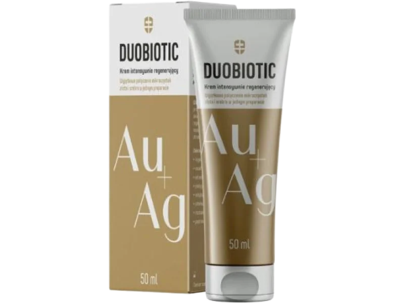 DUOBIOTIC Krem intensywnie regenerujący ze srebrem i złotem, 50 ml