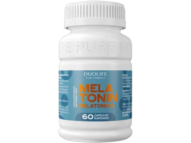 DuoLife Melatonina, kapsułki, 1 mg, 60 kaps.