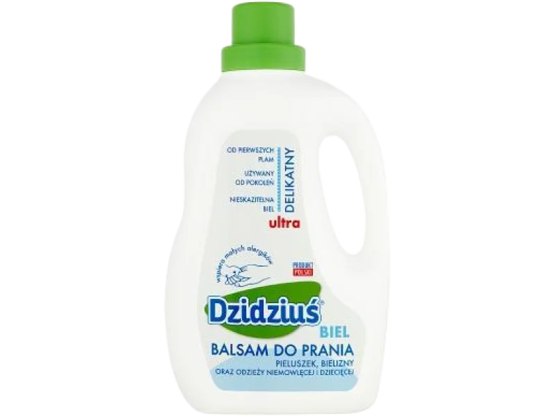 DZIDZIUŚ Balsam do prania biel, płyn, 1500 ml