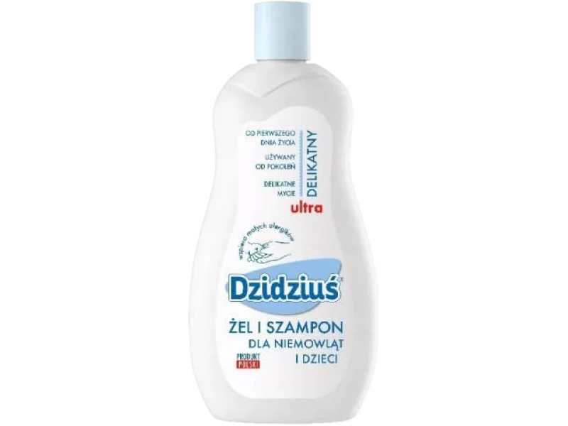 DZIDZIUŚ Szampon i żel Ultra delikatny, 500 ml