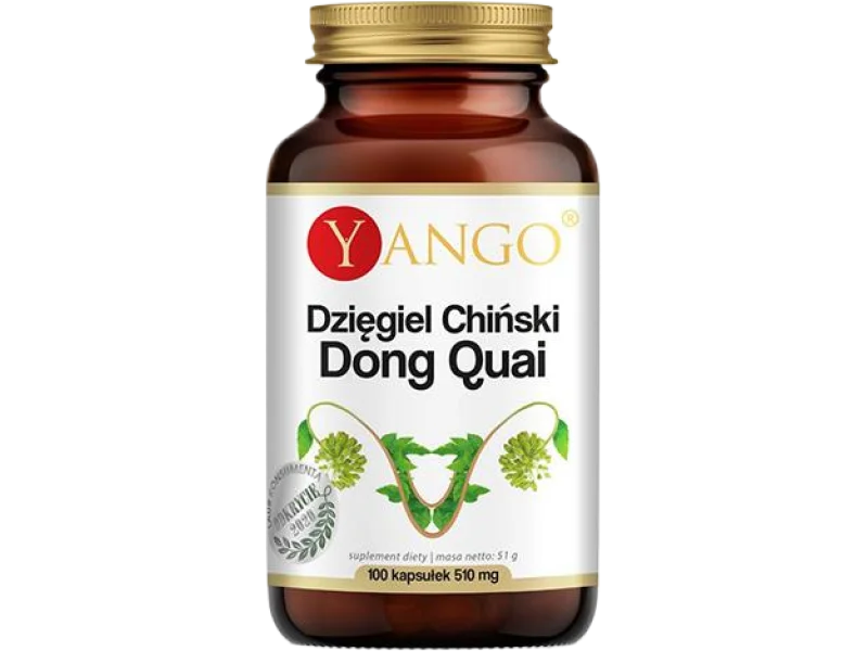 Dzięgiel chiński Dong Quai, kapsułki, 100 kaps.