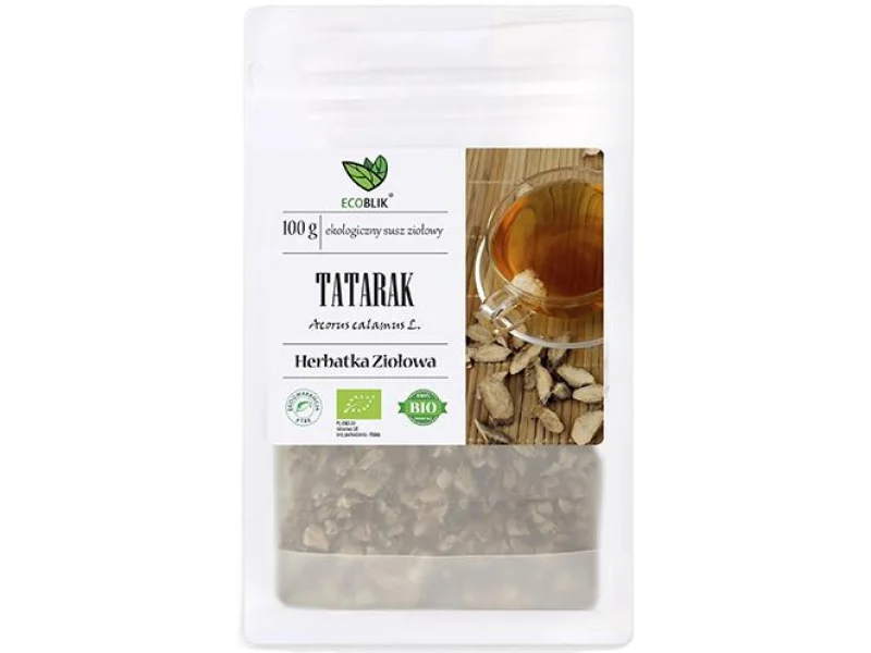 Ecoblik Tatarak kłącze EKO, zioła do zaparzania, 100 g