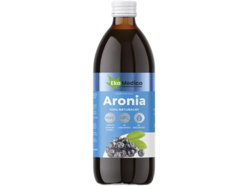 Eka Aronia NFC, sok z aronii z witaminą C, płyn doustny, 500 ml