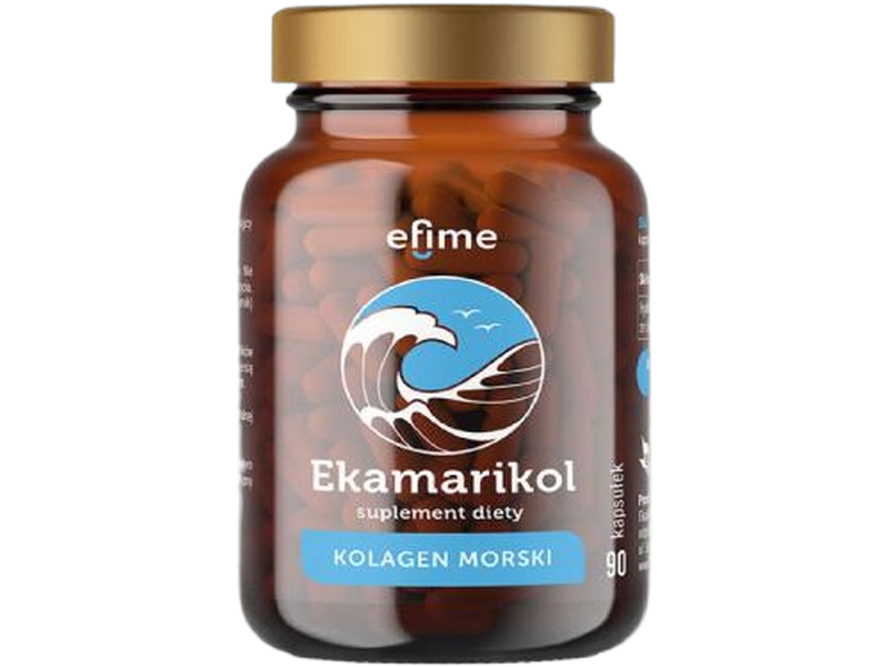 EkaMedica Efime ekamarikol kolagen morski, kapsułki, 285 mg, 90 kaps.