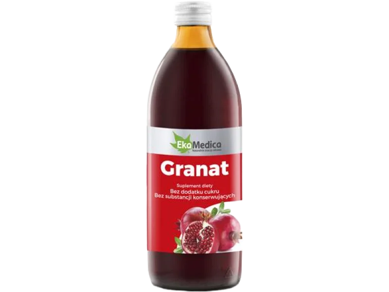 EkaMedica Granat Sok 100%, płyn, 15 mg, 1000 ml