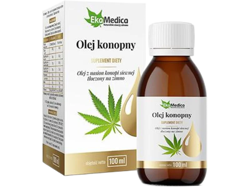 Ekamedica Olej konopny, 100 ml