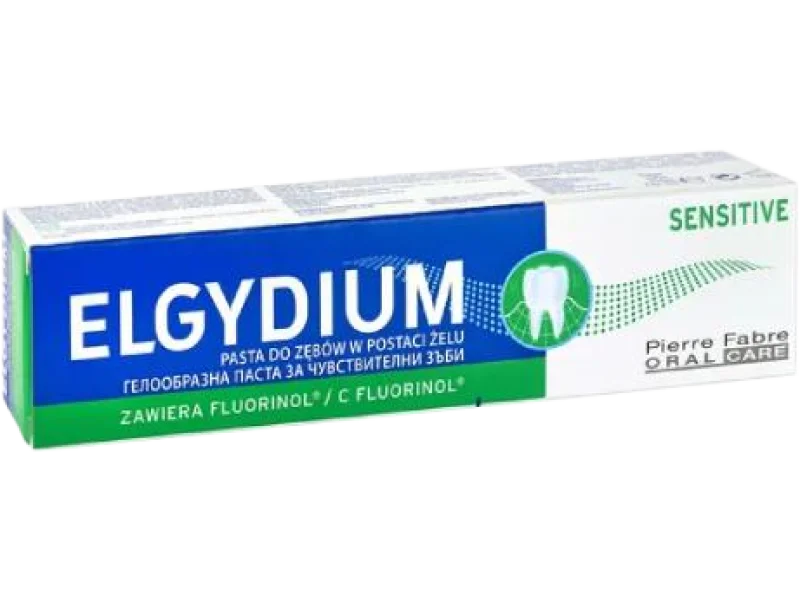 ELGYDIUM Sensitive pasta do zębów wrażliwych, żel, 75 ml