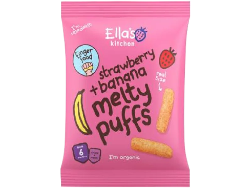 Ella’s Kitchen BIO Chrupki truskawka i banan, 20 g