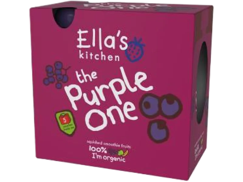Ella’s Kitchen BIO PURPLE ONE Puree owocowe z czarną porzeczką, 90 g