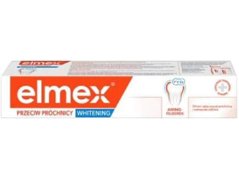 ELMEX Gentle White Pasta do zębów przeciwko próchnicy, wybielająca, 1450 ppm, 75 ml