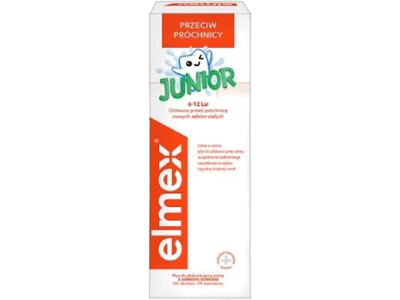 Elmex Junior, płyn, 400 ml