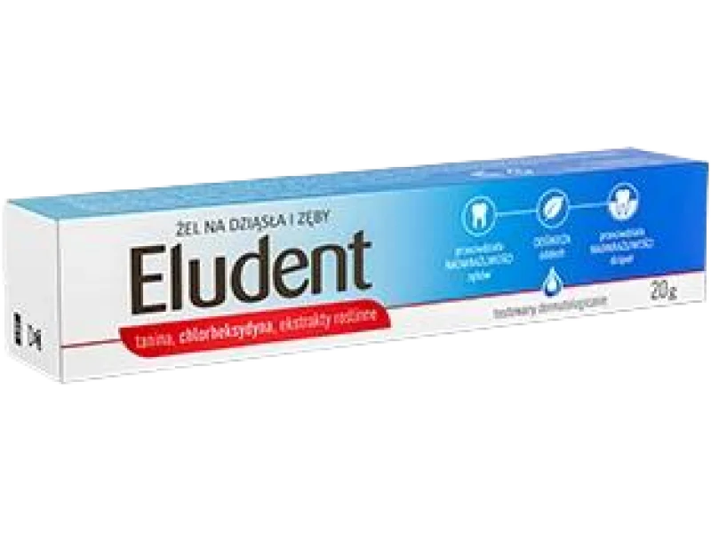Eludent na dziąsła i zęby, żel, 20 g