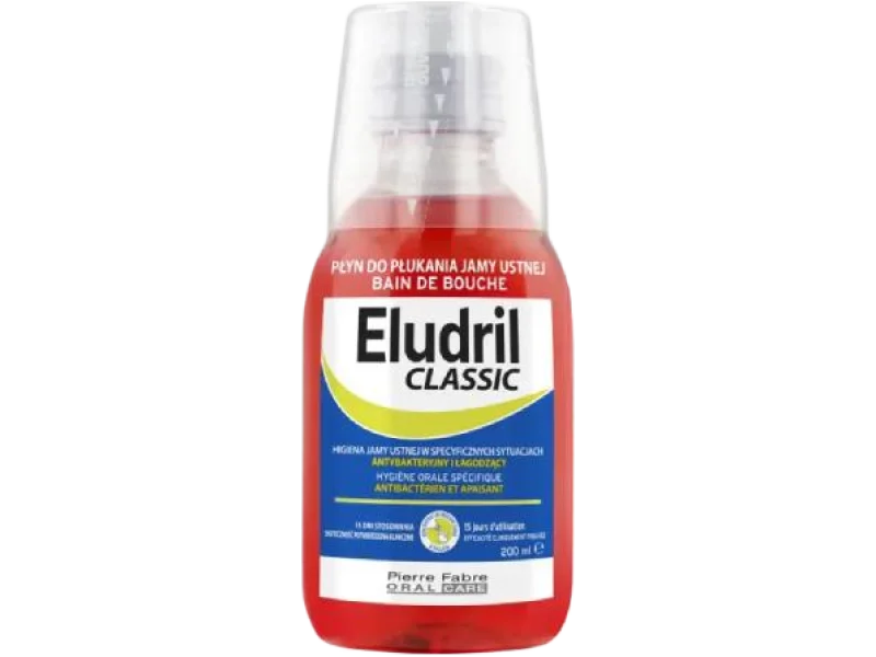 ELUDRIL CLASSIC Płyn do płukania jamy ustnej, płyn do jamy ustnej, 200 ml