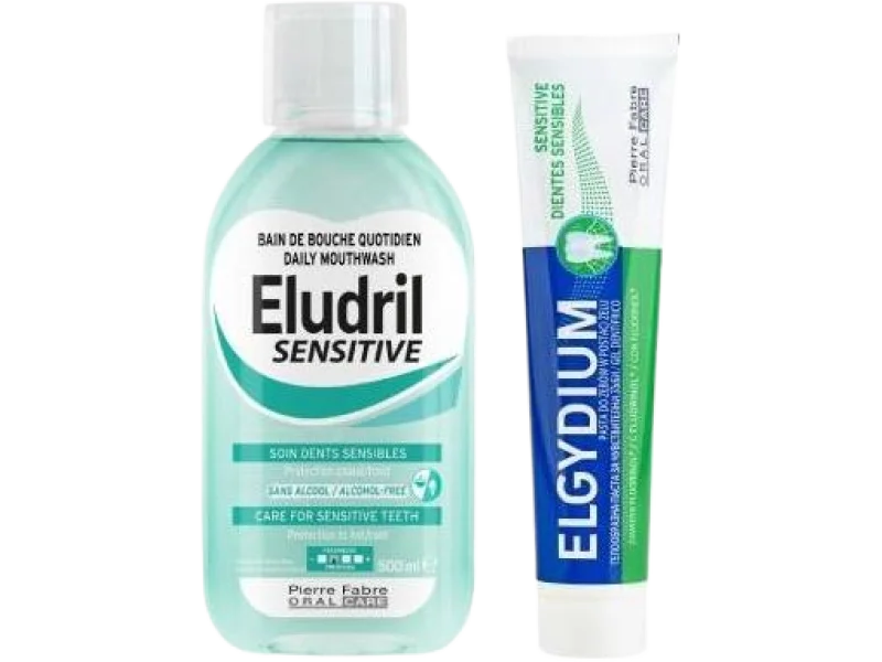 Eludril SENSITIVE Płyn do płukania jamy ustnej, płyn do jamy ustnej, 225 ppm, 500 ml