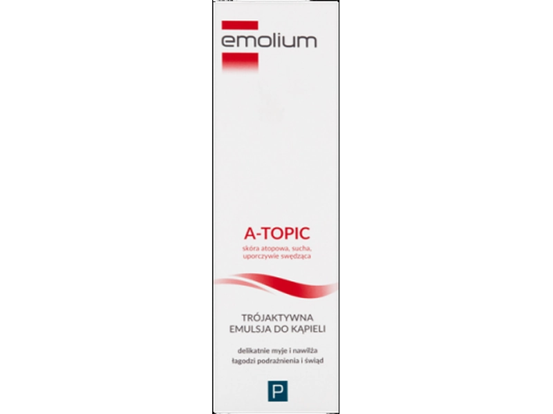 Emolium A-Topic trójaktywna emulsja do kąpieli, 200 ml