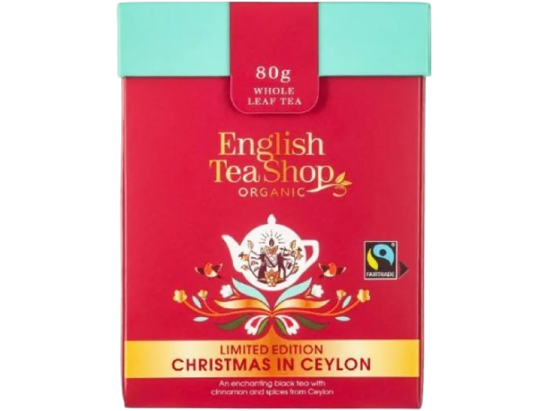 English Tea Shop Christmas in Ceylon Herbata, zioła do zaparzania, 80 g