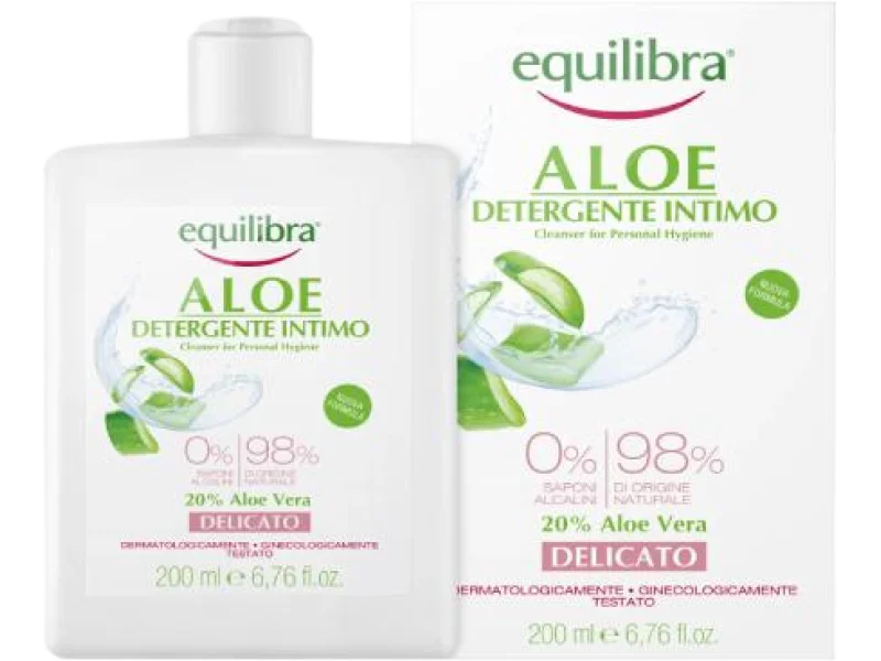 EQUILIBRA Aloesowy Delikatny żel do higieny intymnej, 200 ml