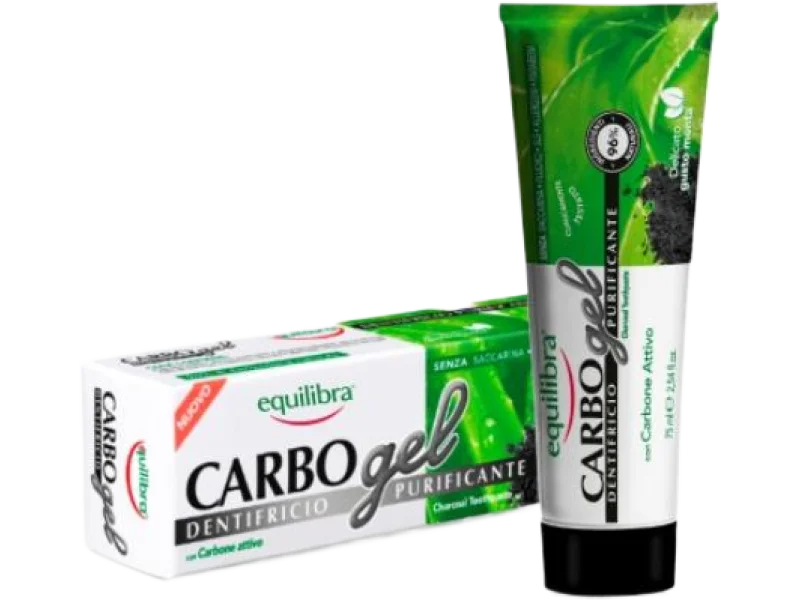 Equilibra Pasta do zębów z aktywnym węglem, 75 ml