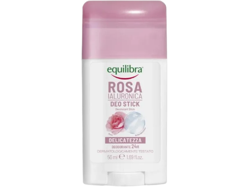 EQUILIBRA Rosa Różany dezodorant w kwasem hialuronowym, sztyft, 50 ml