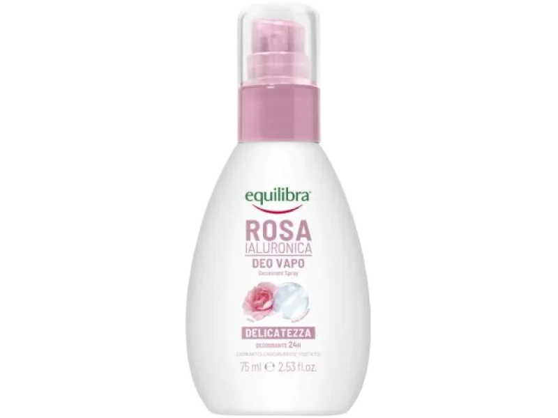 EQUILIBRA Rosa Różany dezodorant z kwasem hialuronowym, spray, 75 ml