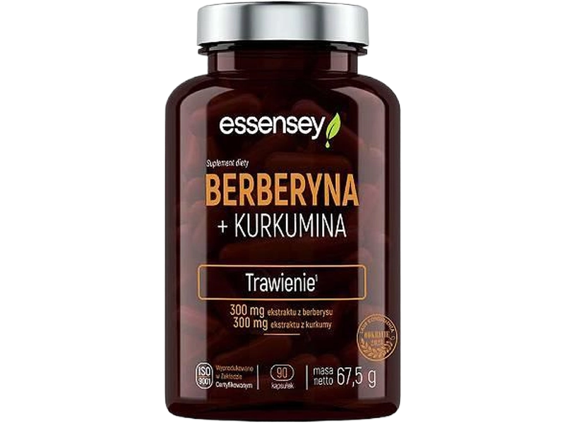 Essensey Berberyna kurkumina, kapsułki, 90 kaps.