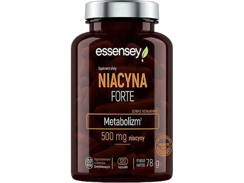 Essensey Niacyna Forte, kapsułki, 500 mg, 120 kaps.