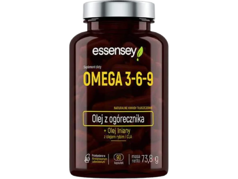 Essensey Omega 3-6-9, kapsułki, 90 kaps.