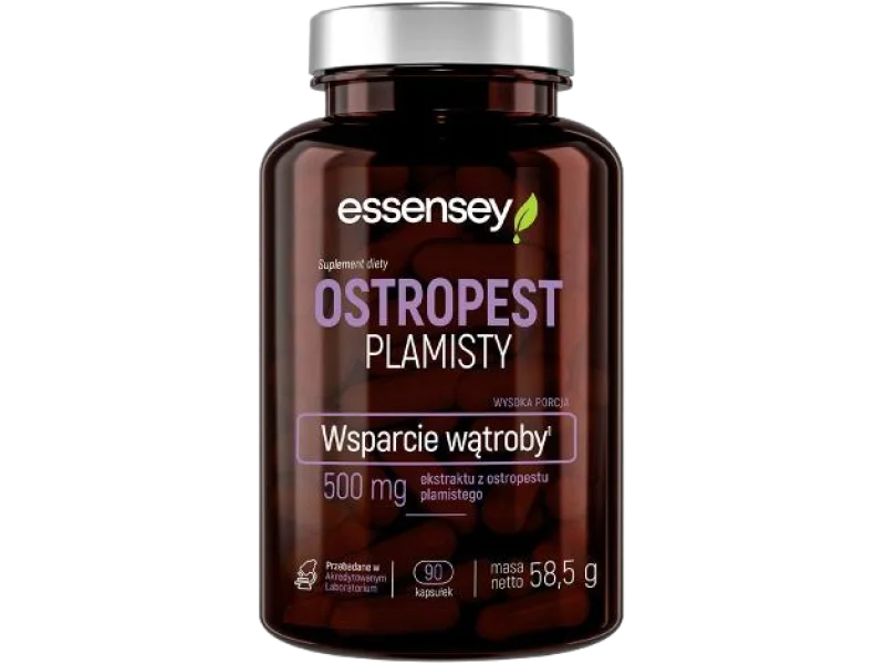 Essensey Ostropest plamisty, kapsułki, 500 mg, 90 kaps.