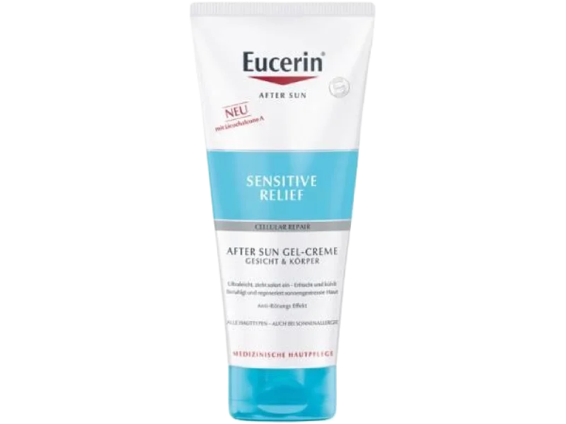 Eucerin After Sun Łagodzący żel-krem po opalaniu, kremożel, 200 ml