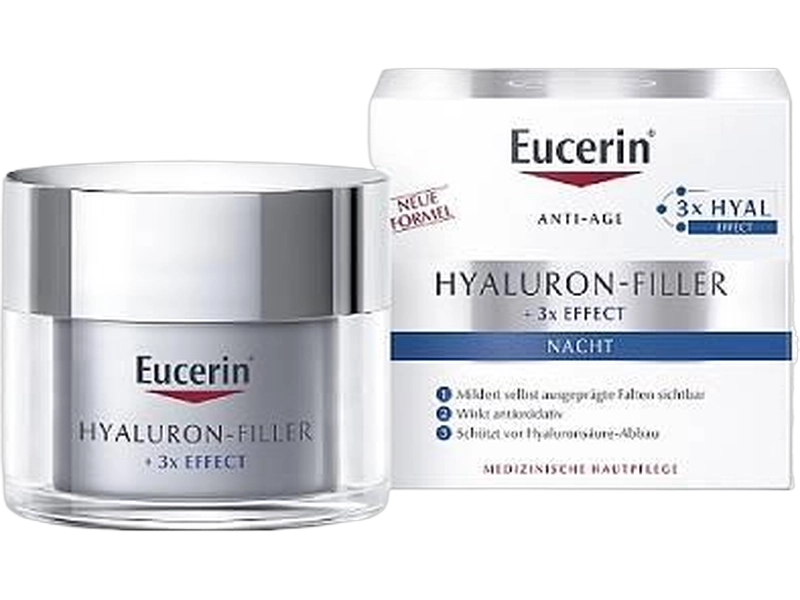 Eucerin Hyaluron-filler krem do twarzy na noc, 50 ml