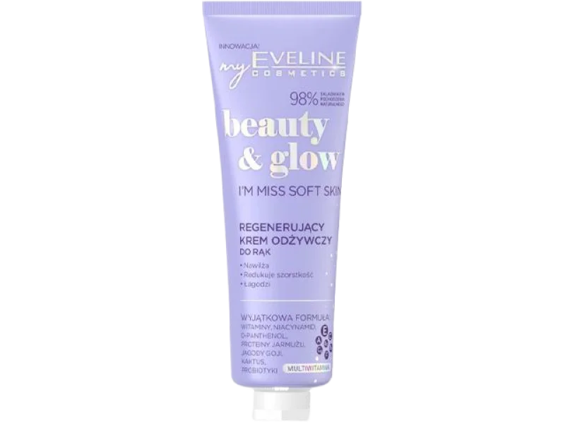 Eveline Beauty & Glow regenerujący krem odżywczy do rąk, 50 ml