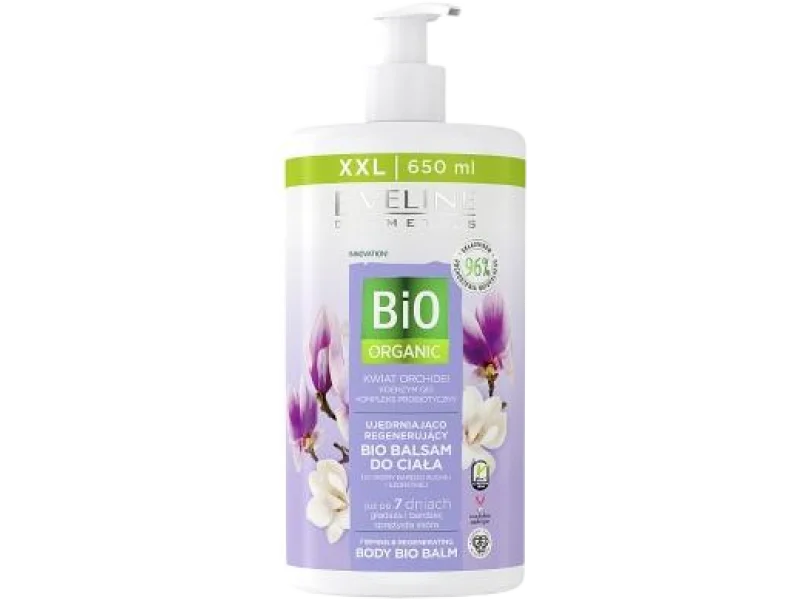 Eveline Bio Organic ujędrniająco-regenujący bio balsam do ciała orchidea, 650 ml