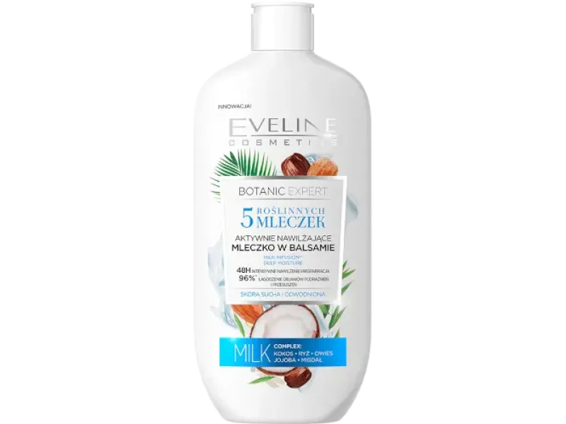 Eveline Botanic Expert aktywnie nawilżające mleczko do ciała w balsamie, 350 ml