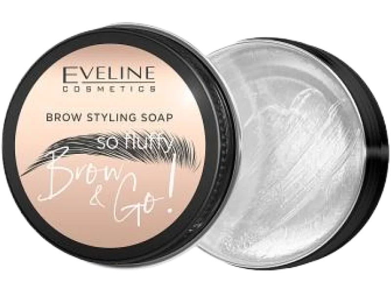 Eveline Brow&Go mydło do stylizacji brwi So Fluffy, żel, 25 g