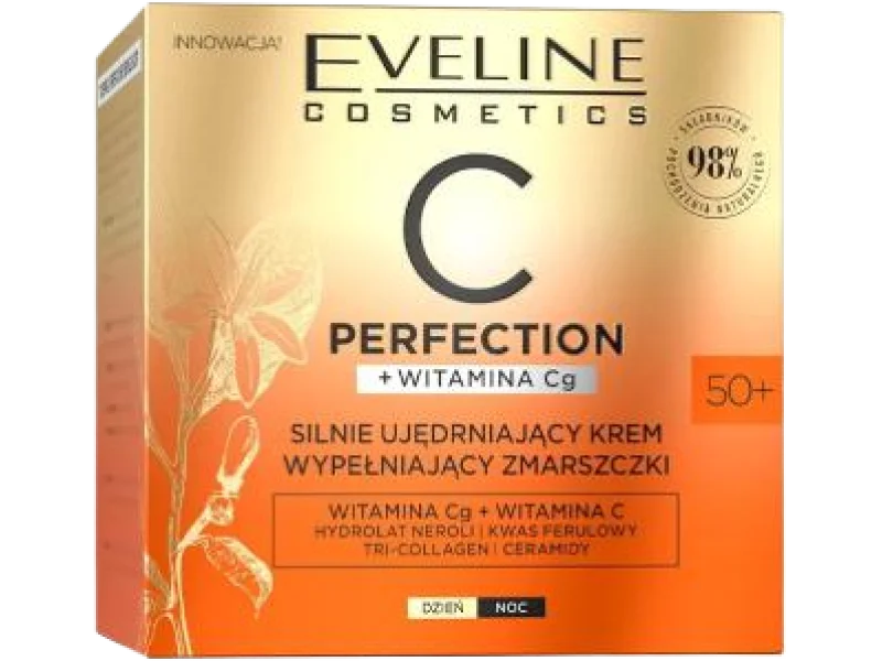 EVELINE C Perfection Silnie ujędrniający krem wypełniający zmarszczki 50+, 50 ml