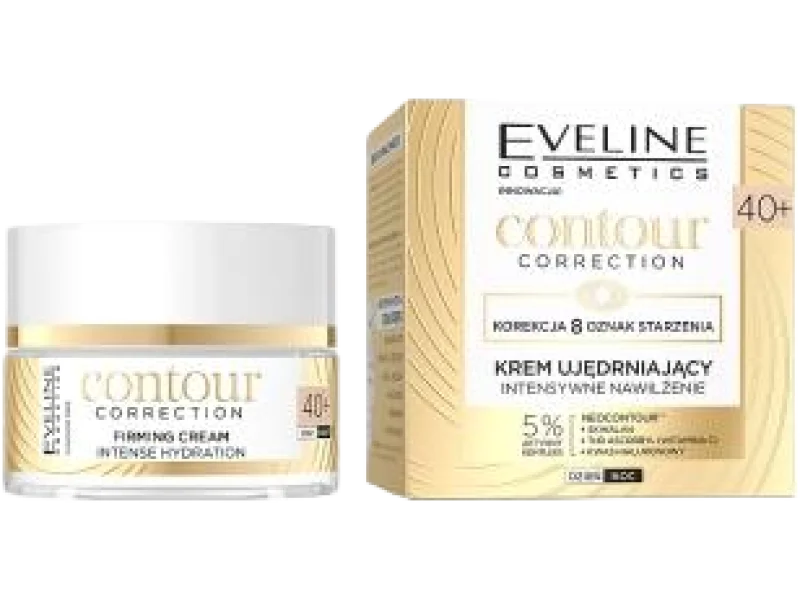 Eveline Contour Correction intensywnie nawilżający ujędrniający 40+, krem, 50 ml