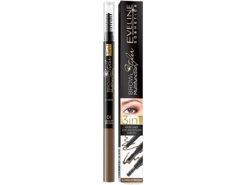 EVELINE COSMETICS Brow Styler Multifunction, kredka do brwi, 1 szt.