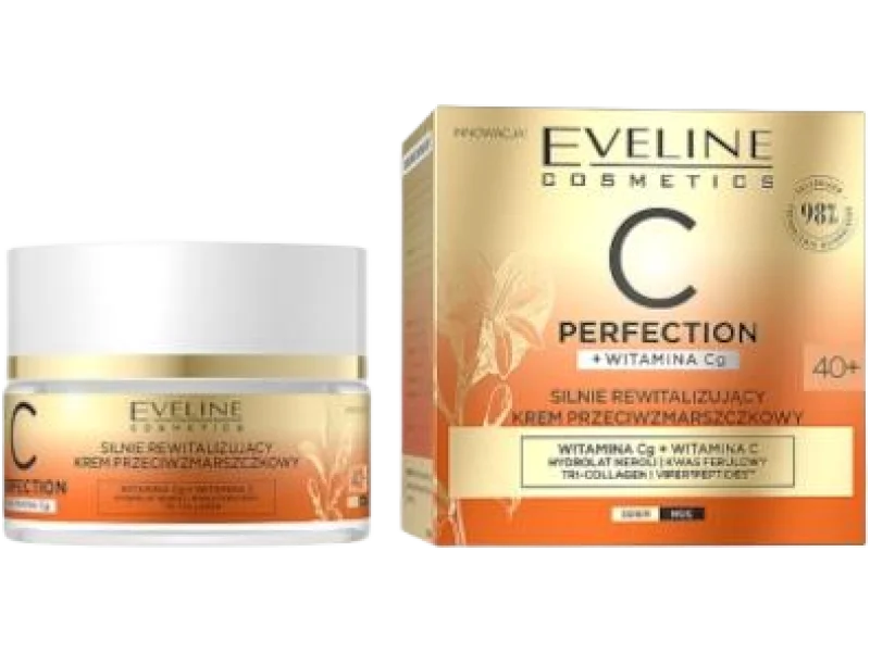 Eveline Cosmetics C-Perfection rewitalizujący przeciwzmarszczkowy 40+, krem, 50 ml