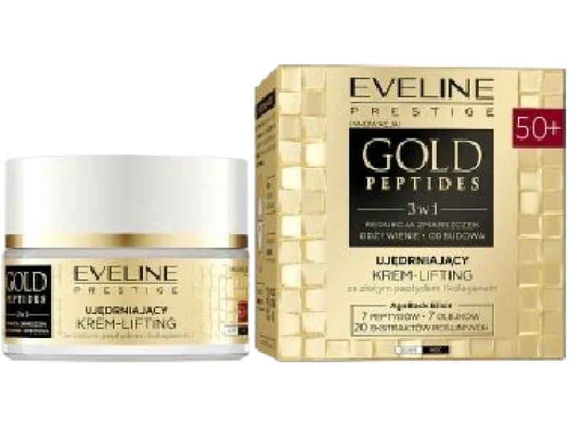 EVELINE COSMETICS Gold Peptides ujędrniający krem-lifting 50+, 50 ml