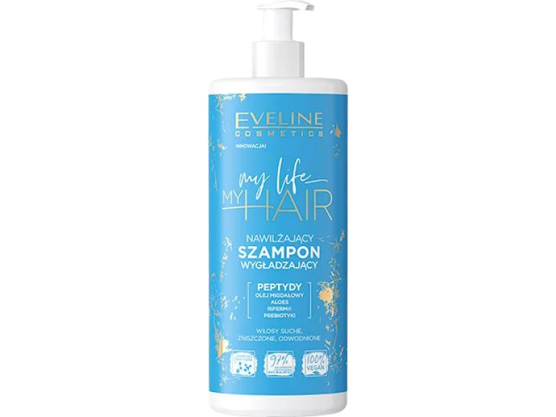 Eveline Cosmetics My Life My Hair nawilżający szampon wygładzający, 500 ml