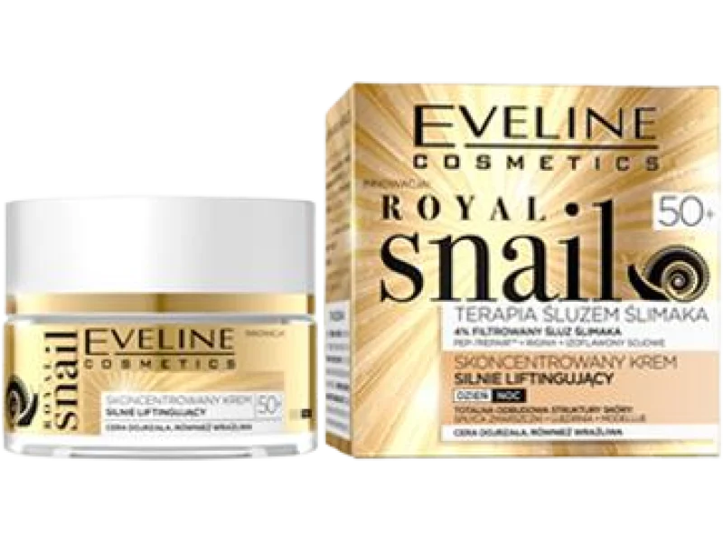 EVELINE COSMETICS ROYAL SNAIL Skoncentrowany krem aktywnie regenerujący 70+, 50 ml