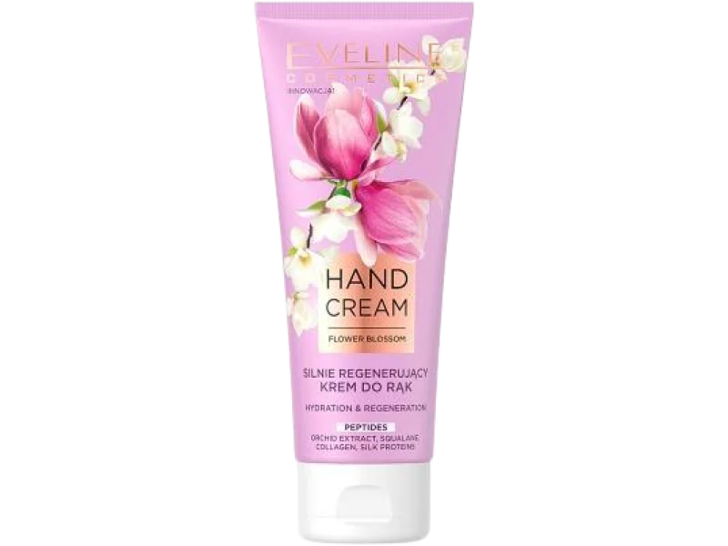 Eveline Flower Blossom silnie regenerujący krem do rąk, 75 ml