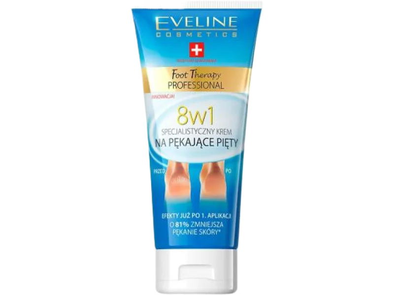 EVELINE Foot Therapy Professional Specjalistyczny krem na pękające pięty 8w1, 100 ml