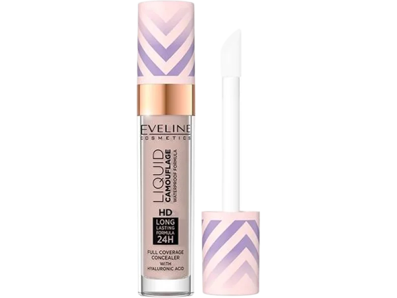 Eveline Liquid Camouflage korektor kamuflujący z kwasem hialuronowym, 7,5 ml