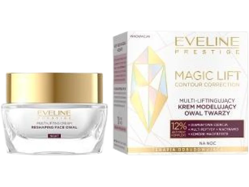 Eveline Magic Lift multi-liftingujący krem modelujący owal twarzy, 50 ml