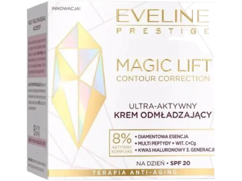 EVELINE Magic Lift Ultra-aktywny krem odmładzający SPF20, 50 ml