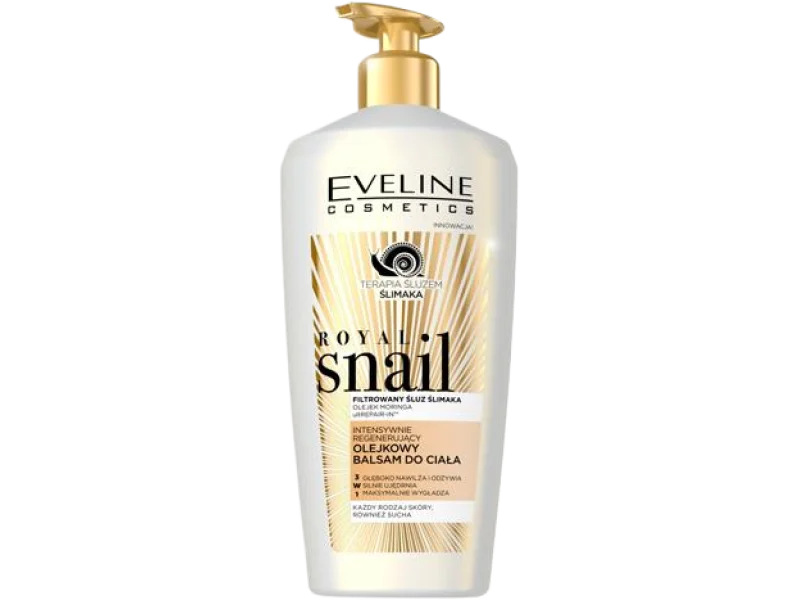 Eveline Royal Snail intensywnie regenerujący olejkowy balsam do ciała, 350 ml