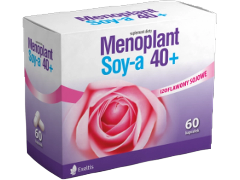 Exeltis Menoplant soya 40+, kapsułki, 35 mg, 60 kaps.